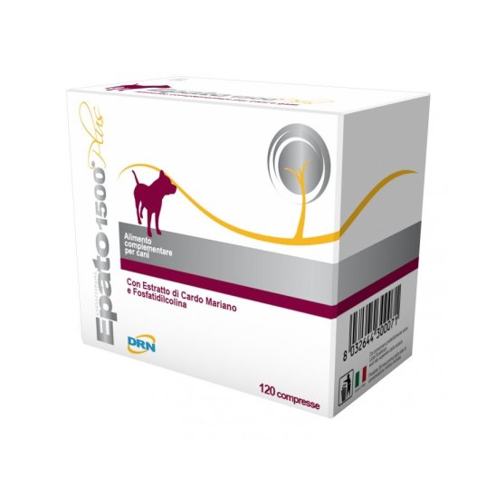Epato 1500 plus - 120 compresse per il metabolismo epatico dei cani
