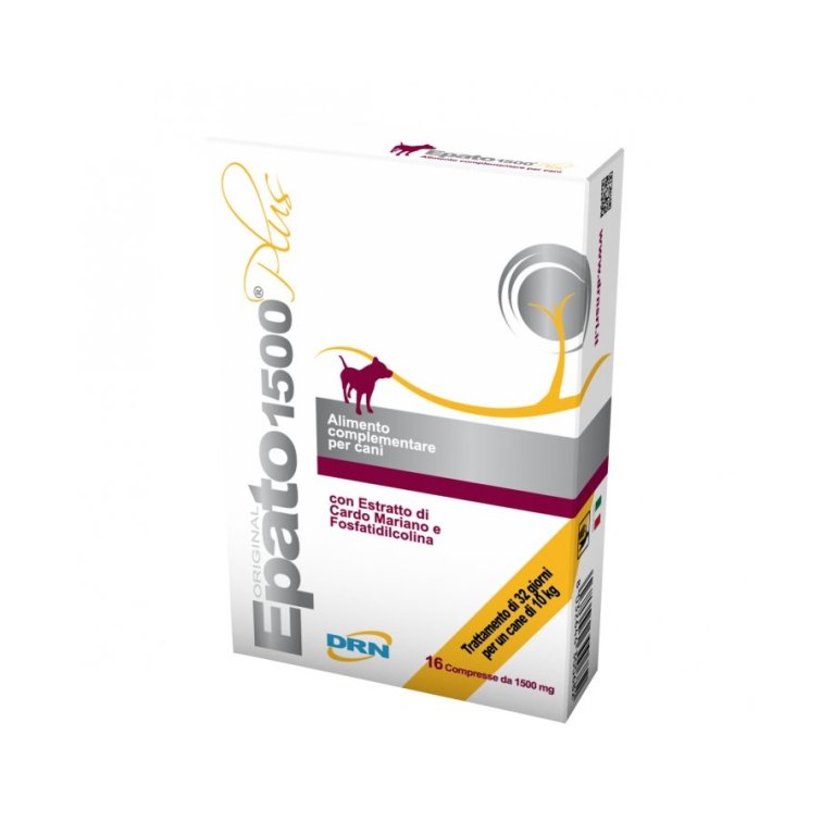 Epato 1500 plus - 16 compresse per il metabolismo epatico del cane