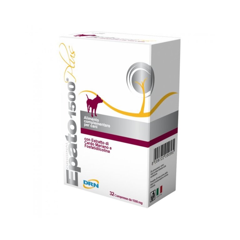 Epato 1500 plus - 32 compresse per il metabolismo epatico dei cani
