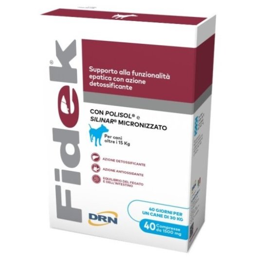 Fidek - 40 compresse da 1500 mg - per cani oltre 15 kg