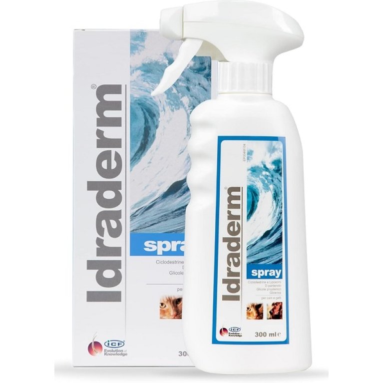 Idraderm spray idratante per la secchezza cutanea di cani e gatti 300 ml Idraderm spray idratante per la secchezza cutanea di cani e gatti 300 ml