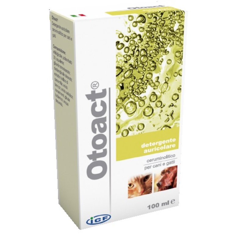 Otoact detergente auricolare per cani e gatti 100 ml