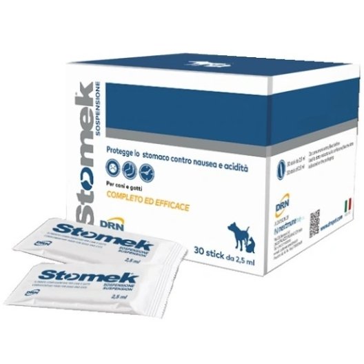 Stomek sospensione Stick - contro nausea e acidità gastrica - 30 stick da 2,5 ml Stomek sospensione Stick - contro nausea e acidità gastrica - 30 stick da 2,5 ml