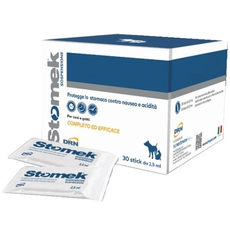 Stomek sospensione Stick - contro nausea e acidità gastrica - 30 stick da 2,5 ml