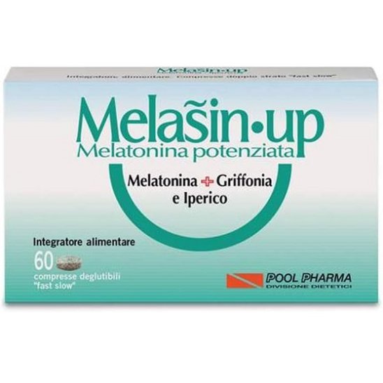 Melasin Up - melatonina potenziata 1 mg - 60 compresse Melasin Up - melatonina potenziata 1 mg - 60 compresse
