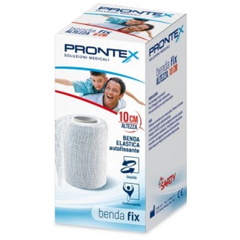 Benda Elastica Autofissante Prontex Fix - 10 cm bianca Benda Elastica Autofissante Prontex Fix - 10 cm bianca