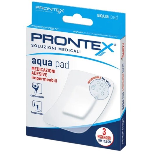 Cerotti impermeabili Prontex Aqua Pad - 3 cerotti impermeabili 10 x 12,5 cm Cerotti impermeabili Prontex Aqua Pad - 3 cerotti impermeabili 10 x 12,5 cm