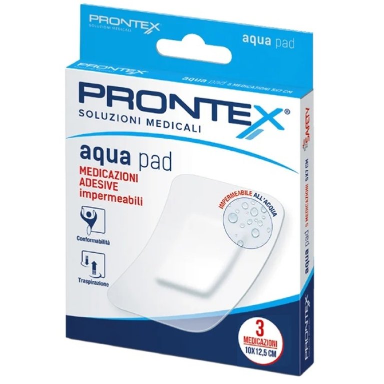 Cerotti impermeabili Prontex Aqua Pad - 3 cerotti impermeabili 10 x 12,5 cm