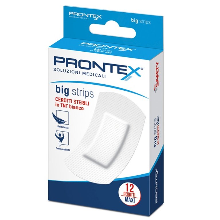 Cerotti Prontex Big Strips - 12 cerotti Maxi in TNT
