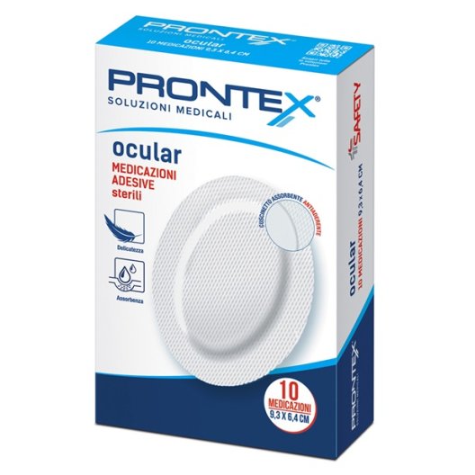 Tampone Oculare Adesivo Prontex Ocular - 10 pezzi Tampone Oculare Adesivo Prontex Ocular - 10 pezzi