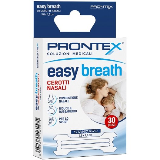 Cerotti Nasali Prontex Easy Breath - 30 cerotti misura standard Cerotti Nasali Prontex Easy Breath - 30 cerotti misura standard