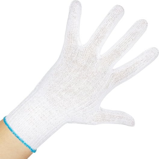 Guanti in filo di cotone 100% - misura 6 ½ - 1 paio