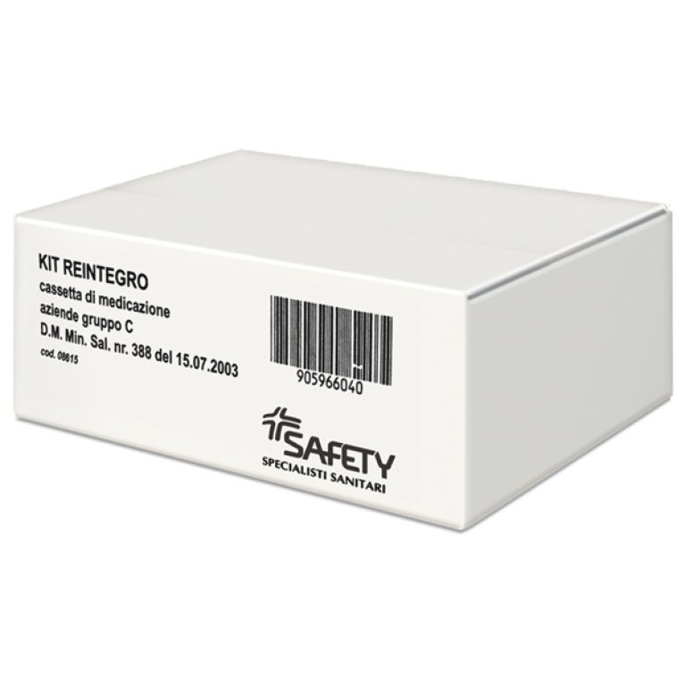 Kit reintegro cassetta di pronto soccorso allegato 1gruppo C - fino a 3 dipendenti