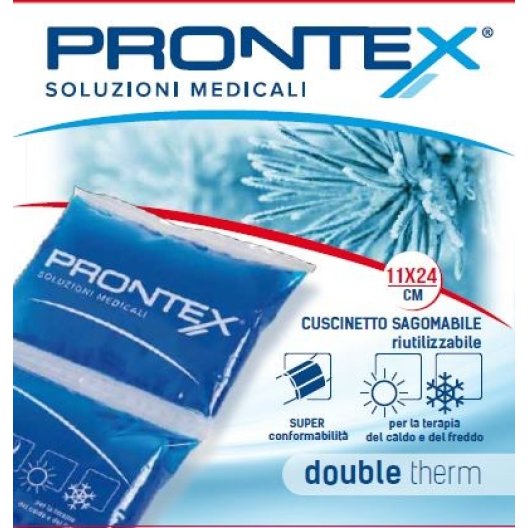 Ghiaccio Gel caldo-freddo - Cuscinetto gel riutilizzabile 11x24 cm con fodera Prontex Ghiaccio Gel caldo-freddo - Cuscinetto gel riutilizzabile 11x24 cm con fodera Prontex