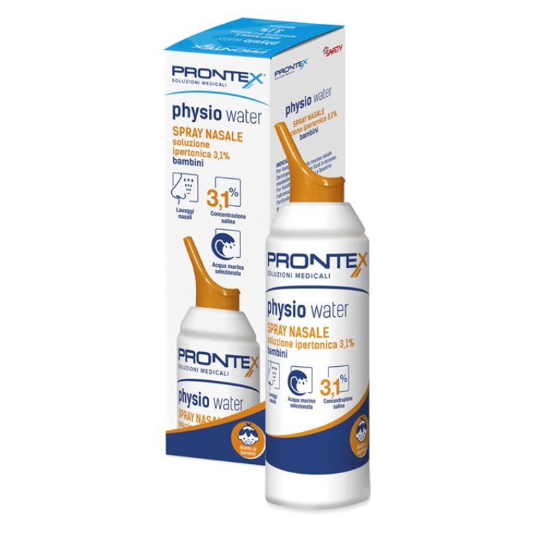 Spray Nasale soluzione Ipertonica 3,1% Bambini - 100 ml - Prontex Physio-Water Spray Nasale soluzione Ipertonica 3,1% Bambini - 100 ml - Prontex Physio-Water