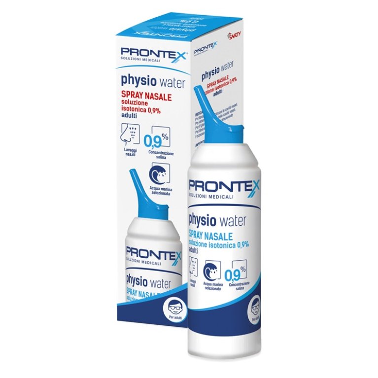 Spray Nasale soluzione Isotonica 0,9 % Adulti - 100 ml - Prontex Physio-Water Spray Nasale soluzione Isotonica 0,9 % Adulti - 100 ml - Prontex Physio-Water