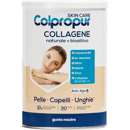 Colpropur Skin Care Collagene - gusto neutro - beauty routine quotidiana - 306 grammi