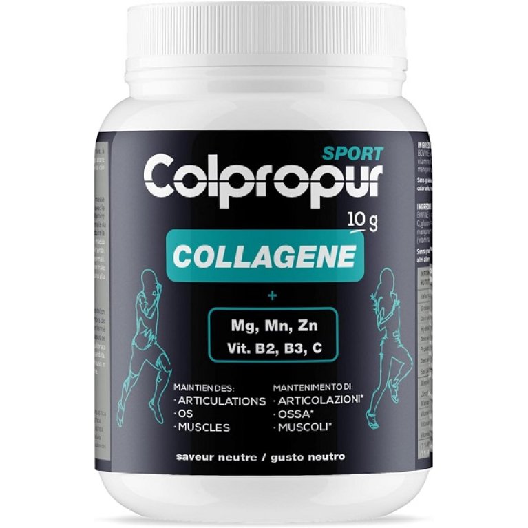 Colpropur Sport - collagene in polvere per sportivi - gusto neutro - 330 grammi