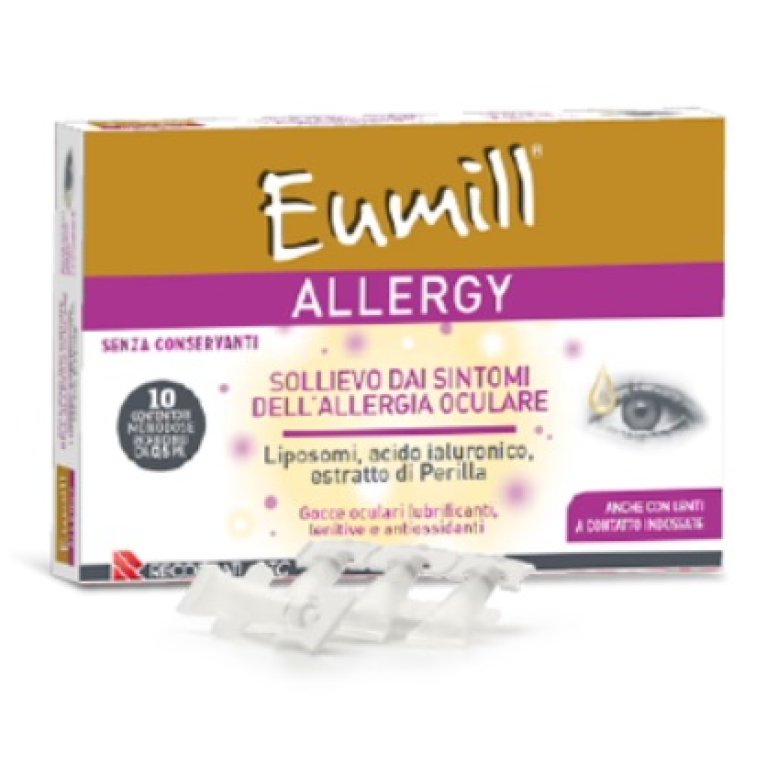 Eumill Allergy collirio monodose - 10 flaconcini Eumill Allergy collirio monodose - 10 flaconcini