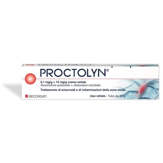 Proctolyn Crema rettale per le emorroidi - 30 grammi Proctolyn Crema rettale per le emorroidi - 30 grammi