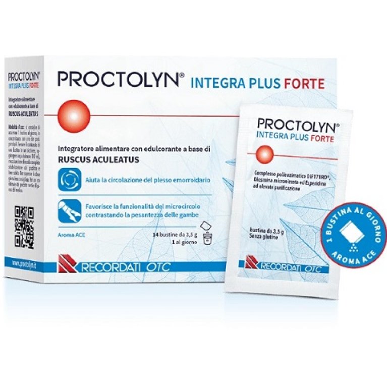 Proctolyn Integra Plus bustine per le emorroidi - 14 bustine
