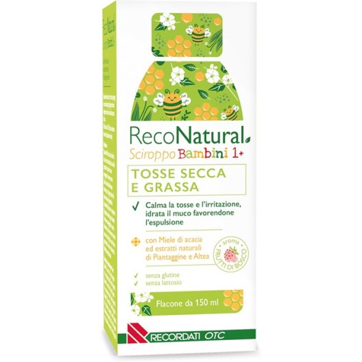 Reconatural sciroppo Bambini da 1 anno - Tosse secca e grassa - 150 ml Reconatural sciroppo Bambini da 1 anno - Tosse secca e grassa - 150 ml