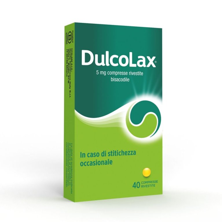 DulcoLax 40 Compresse Rivestite 5mg - Lassativo Stitichezza DulcoLax 40 Compresse Rivestite 5mg - Lassativo Stitichezza