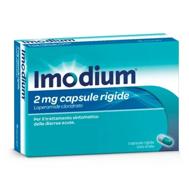 Imodium 2mg 8 Capsule Rigide | Trattamento Diarrea Acuta