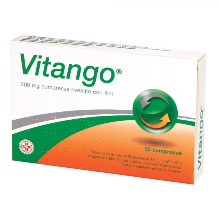 Vitango farmaco naturale contro lo stress, stanchezza psicofisica e ansia - 30 compresse Vitango farmaco naturale contro lo stress, stanchezza psicofisica e ansia - 30 compresse