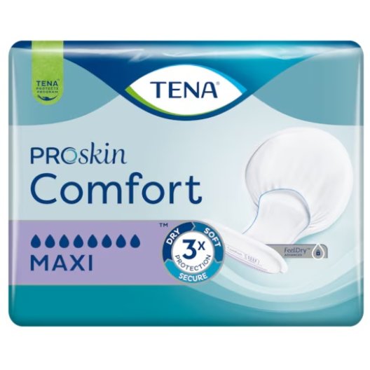 Tena Comfort Maxi - 34 pannolini sagomati - assorbenza 8 gocce Tena Comfort Maxi - 34 pannolini sagomati - assorbenza 8 gocce