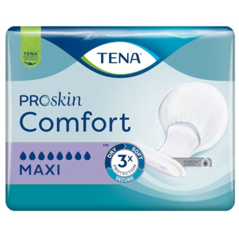 Tena Comfort Maxi - 34 pannolini sagomati - assorbenza 8 gocce Tena Comfort Maxi - 34 pannolini sagomati - assorbenza 8 gocce