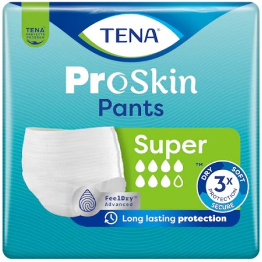 Tena Pants Super L - 7 gocce - 10 mutandine assorbenti per l'incontinenza 