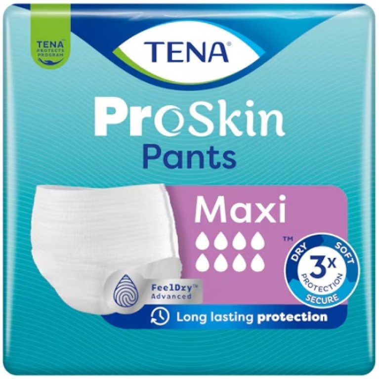 Tena Pants Maxi L - 8 gocce - 8 pannoloni a mutandina senza strappo