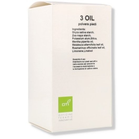 3 Oil Polvere per i piedi OTI - 150 grammi 3 Oil Polvere per i piedi OTI - 150 grammi