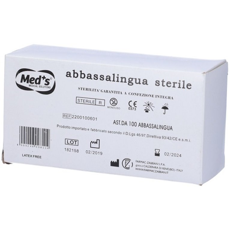 Abbassalingua Sterile in Legno Monouso – 100 Pezzi 