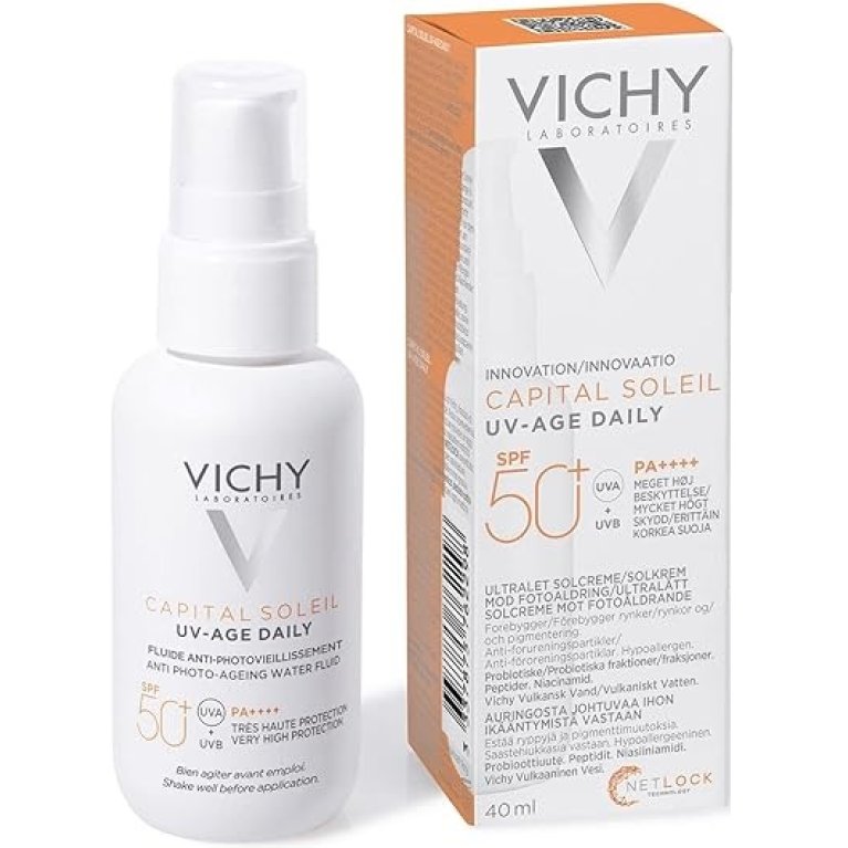 Vichy Capital Soleil UV-Age Daily fluido anti-fotoinvecchiamento SPF50+ - 40 ml Vichy Capital Soleil UV-Age Daily fluido anti-fotoinvecchiamento SPF50+ - 40 ml
