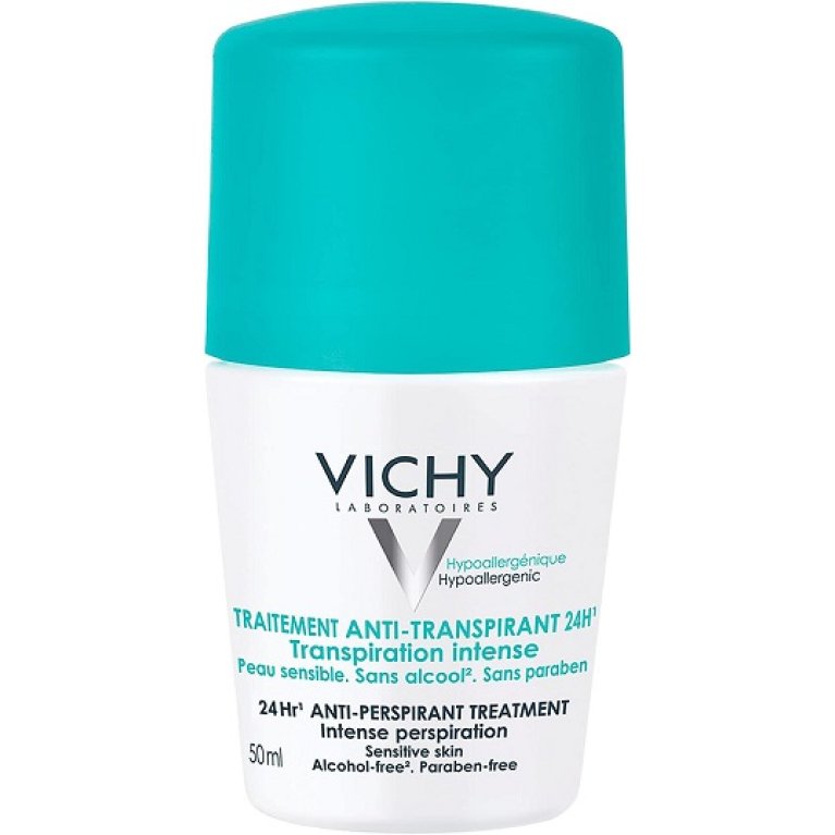 Vichy Deodorante Roll-on anti-traspirante 48h traspirazione intensa - 50 ml Vichy Deodorante Roll-on anti-traspirante 48h traspirazione intensa - 50 ml