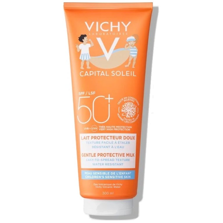 Vichy Capital Soleil protezione solare SPF50+ per bambini - latte corpo 300 ml Vichy Capital Soleil protezione solare SPF50+ per bambini - latte corpo 300 ml