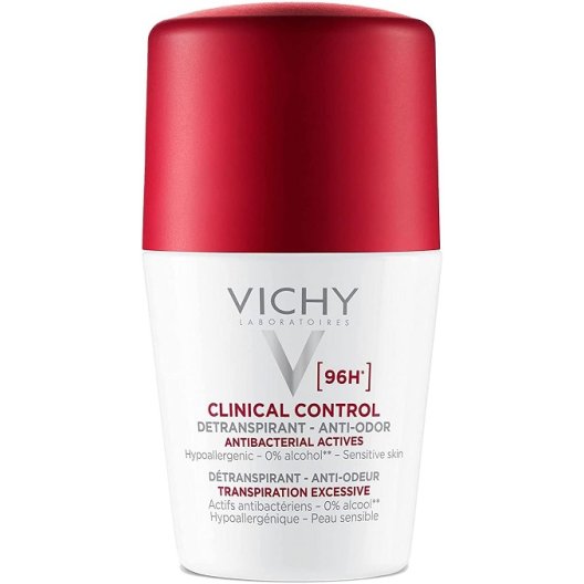Vichy Deodorante Roll-on Clinical Control Donna 96H - antibatterico anti-odore - 50 ml