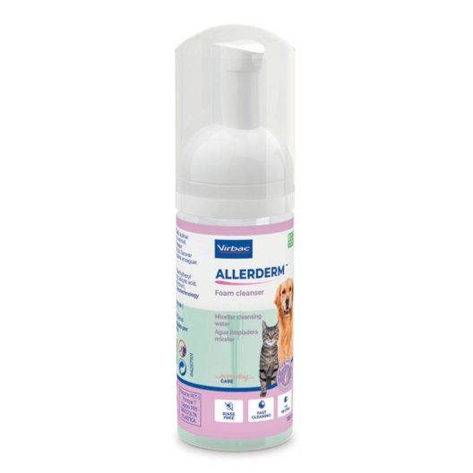 Allerderm Foam - 100 ml - soluzione micellare in schiuma per cani e gatti Allerderm Foam - 100 ml - soluzione micellare in schiuma per cani e gatti