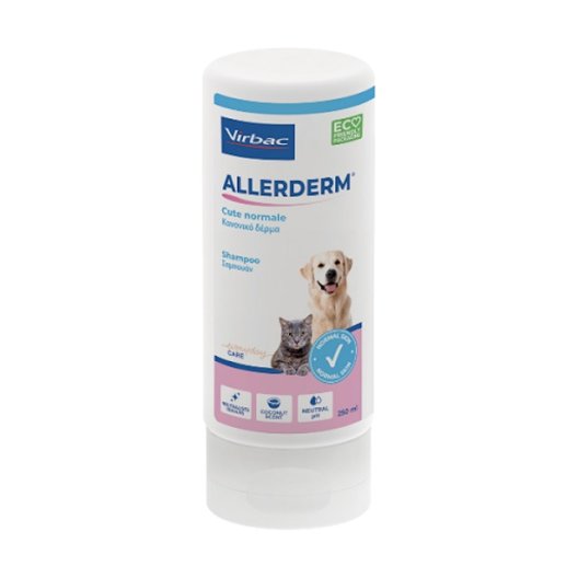 Allerderm Shampoo - cute normale - per cani e gatti - 250 ml Allerderm Shampoo - cute normale - per cani e gatti - 250 ml