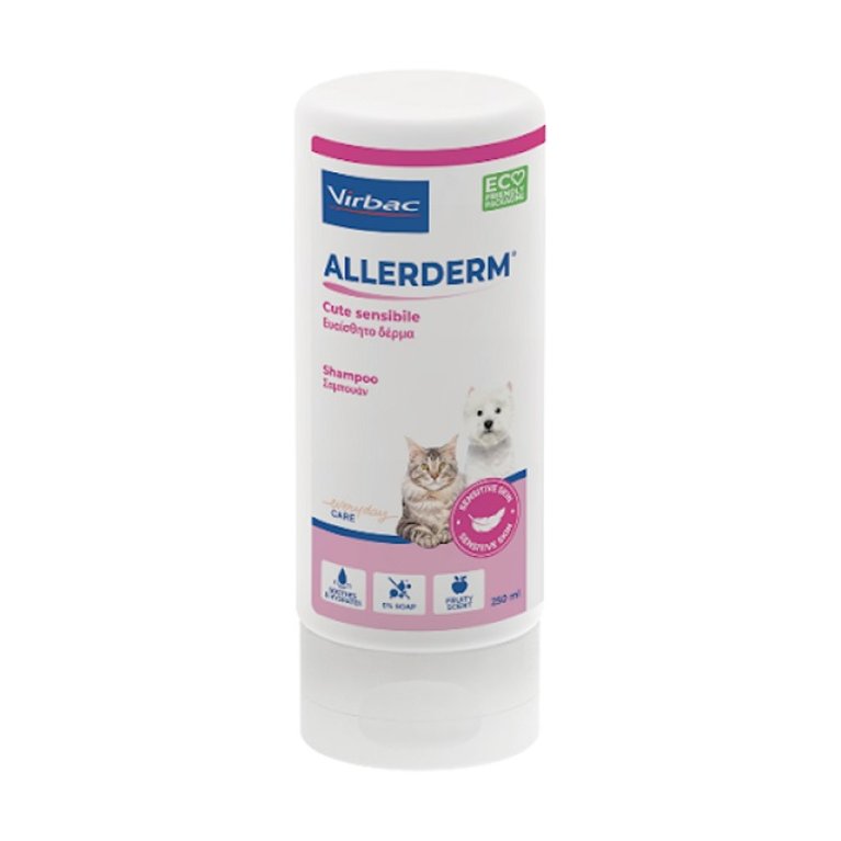 Allerderm Shampoo - cute sensibile - per cani e gatti - 250 ml Allerderm Shampoo - cute sensibile - per cani e gatti - 250 ml