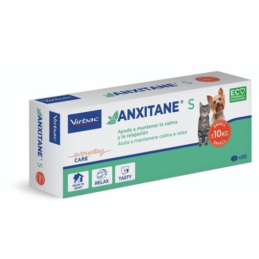 Anxitane S - 30 compresse - per cani di piccola taglia e gatti Anxitane S - 30 compresse - per cani di piccola taglia e gatti