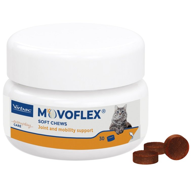 Movoflex Gatto - 30 bocconcini masticabili - per la salute articolare del gatto Movoflex Gatto - 30 bocconcini masticabili - per la salute articolare del gatto