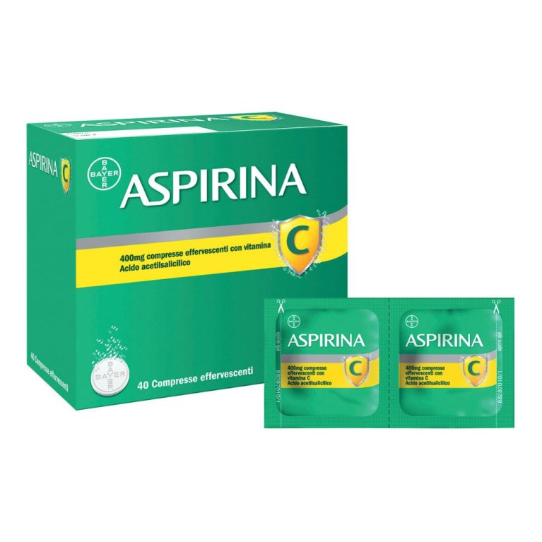 ASPIRINA C*40CPR EFF 400+240MG ASPIRINA C*40CPR EFF 400+240MG