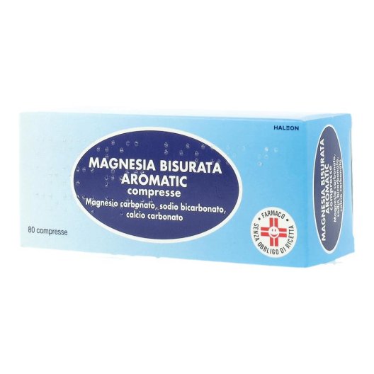 Magnesia Bisurata Aromatic 80 compresse Magnesia Bisurata Aromatic 80 compresse