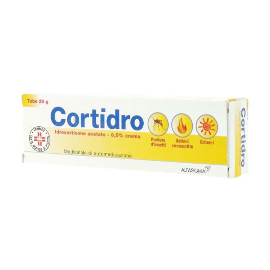 Cortidro crema cortisonica - 0,5% idrocortisone - 20 grammi