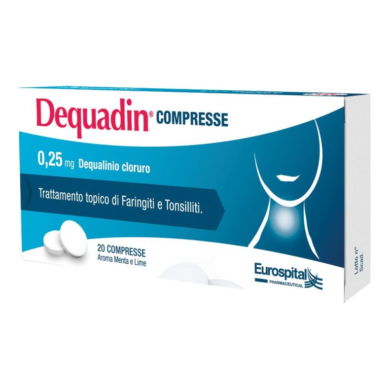 DEQUADIN*20CPR 0,25MG DEQUADIN*20CPR 0,25MG