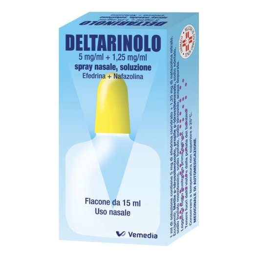 Deltarinolo Spray Nasale 15 ml – Decongestionante rapido Deltarinolo Spray Nasale 15 ml – Decongestionante rapido