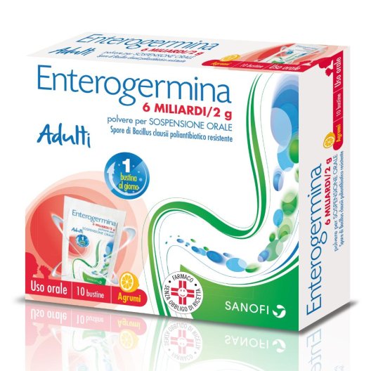 ENTEROGERMINA*OS 10BS 6MLD 2G ENTEROGERMINA*OS 10BS 6MLD 2G